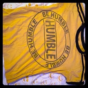 A shirt that is a size small